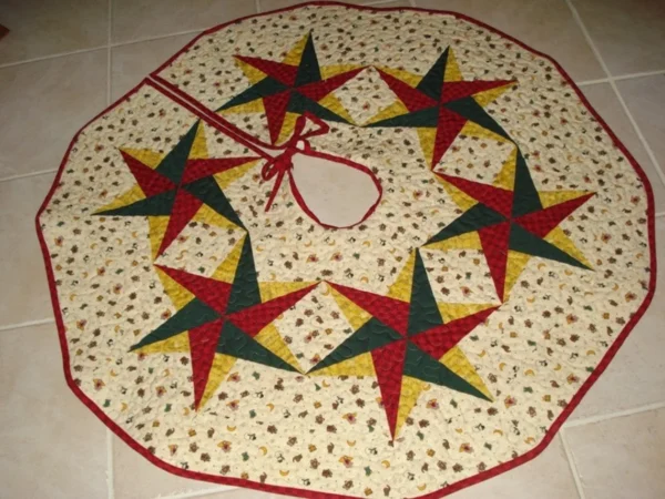 Dancing Stars Christmas Tree Skirts