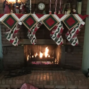 Pioneer Braid Quilted Stocking